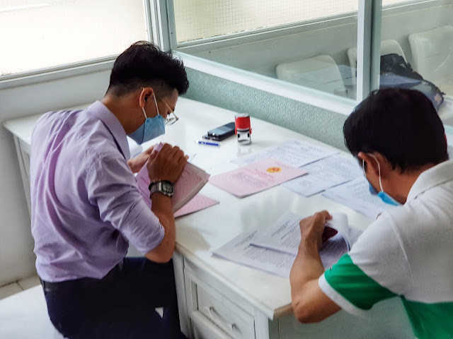 Ký chuyển nhương GCNQSĐ cho khách hàng KDC Minh Châu