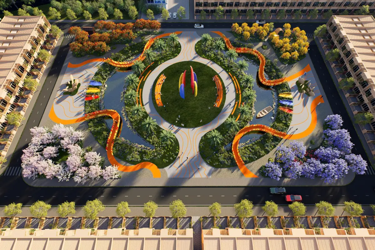 Tiện ích nội khu - công viên trung tâm